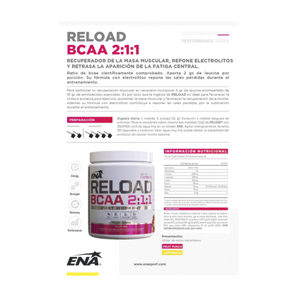 Re Load Ena Bcaa 2:1:1 Frutal