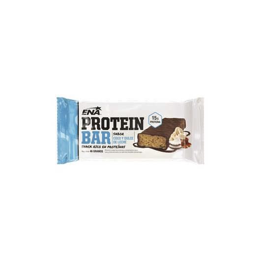 Protein Bar Ena Sabor Coco y Dulce de Leche