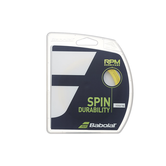 Cuerda Babolat Rpm Hurricane Amarillo 1.30/16 Mm