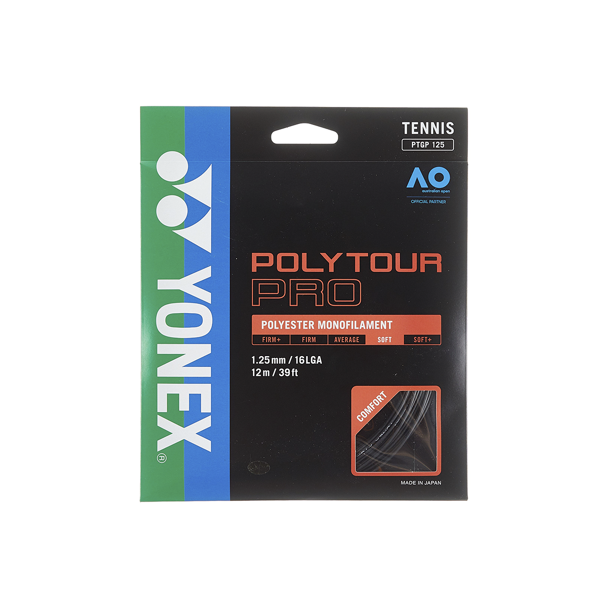 Cuerda Yonex Poly Tour Pro 1.25 Graphite