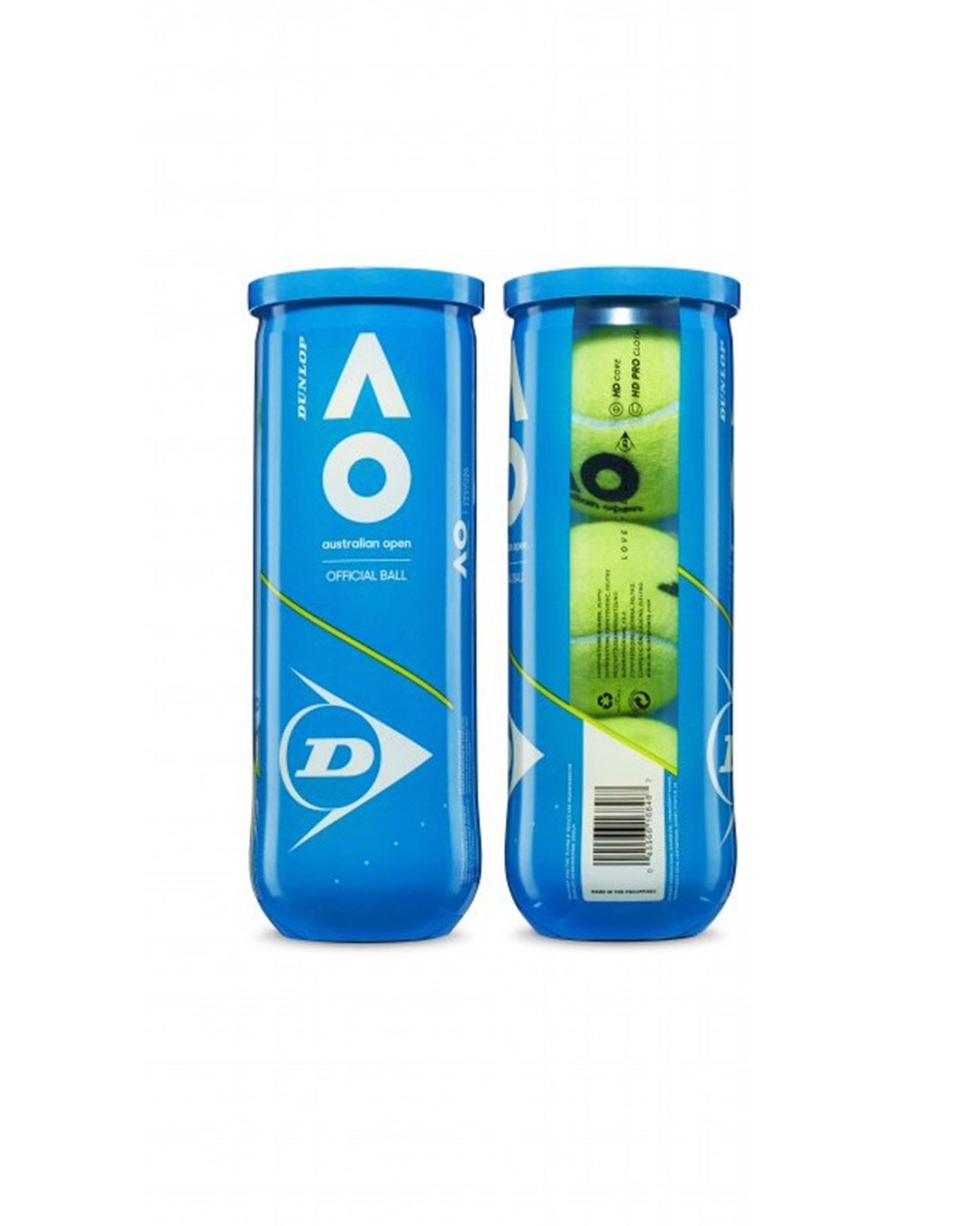 Tubo Pelotas Dunlop Australian Open x3